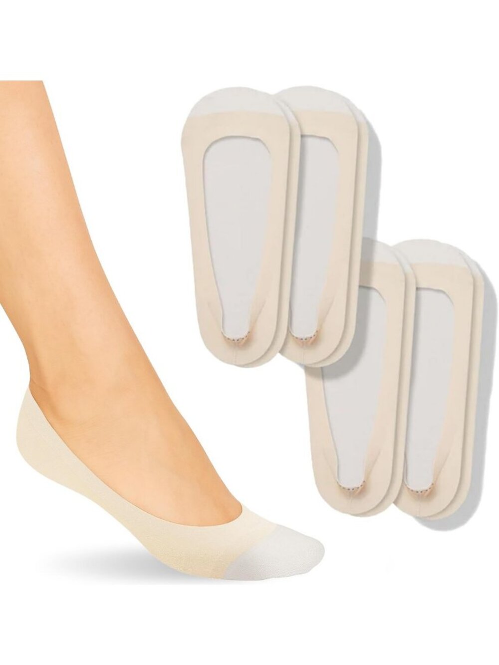 Low-Cut No Show Socks 4-Pack | Comfortable, Breathable, Perfect for Everyday